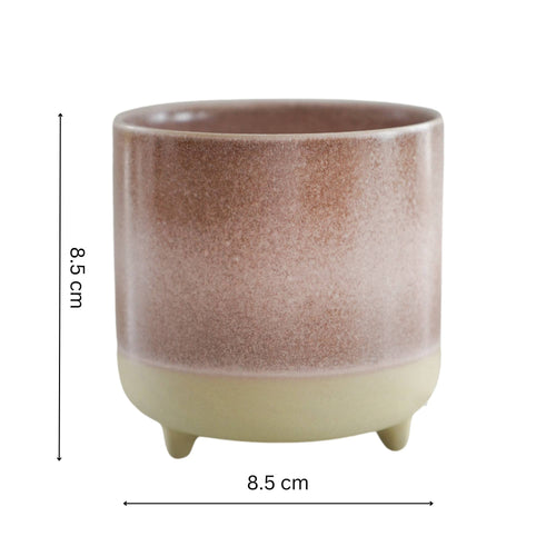 Jolie Ceramic Cacti Planter — Reactive Glaze