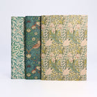 William Morris A6 Notebooks Strawberry Thief set of 3