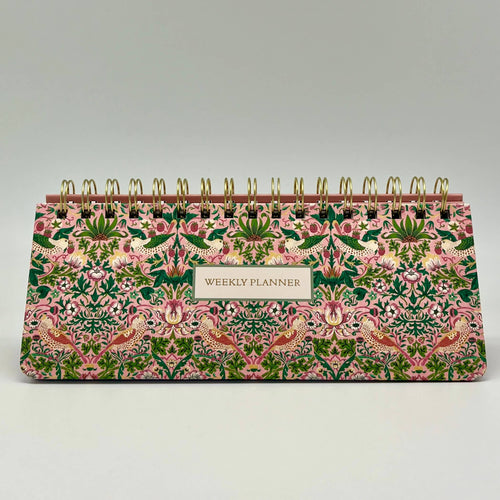 William Morris Wiro Weekly Desk Calendar