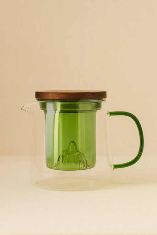 Laska 450ml Glass Teapot with Infuser