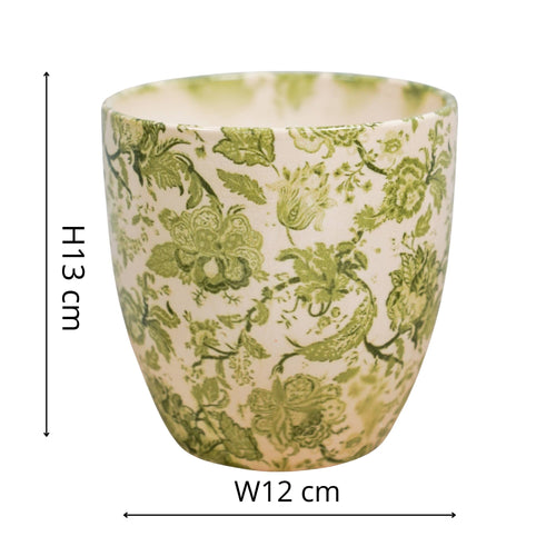 Monza Vintage Green Planter