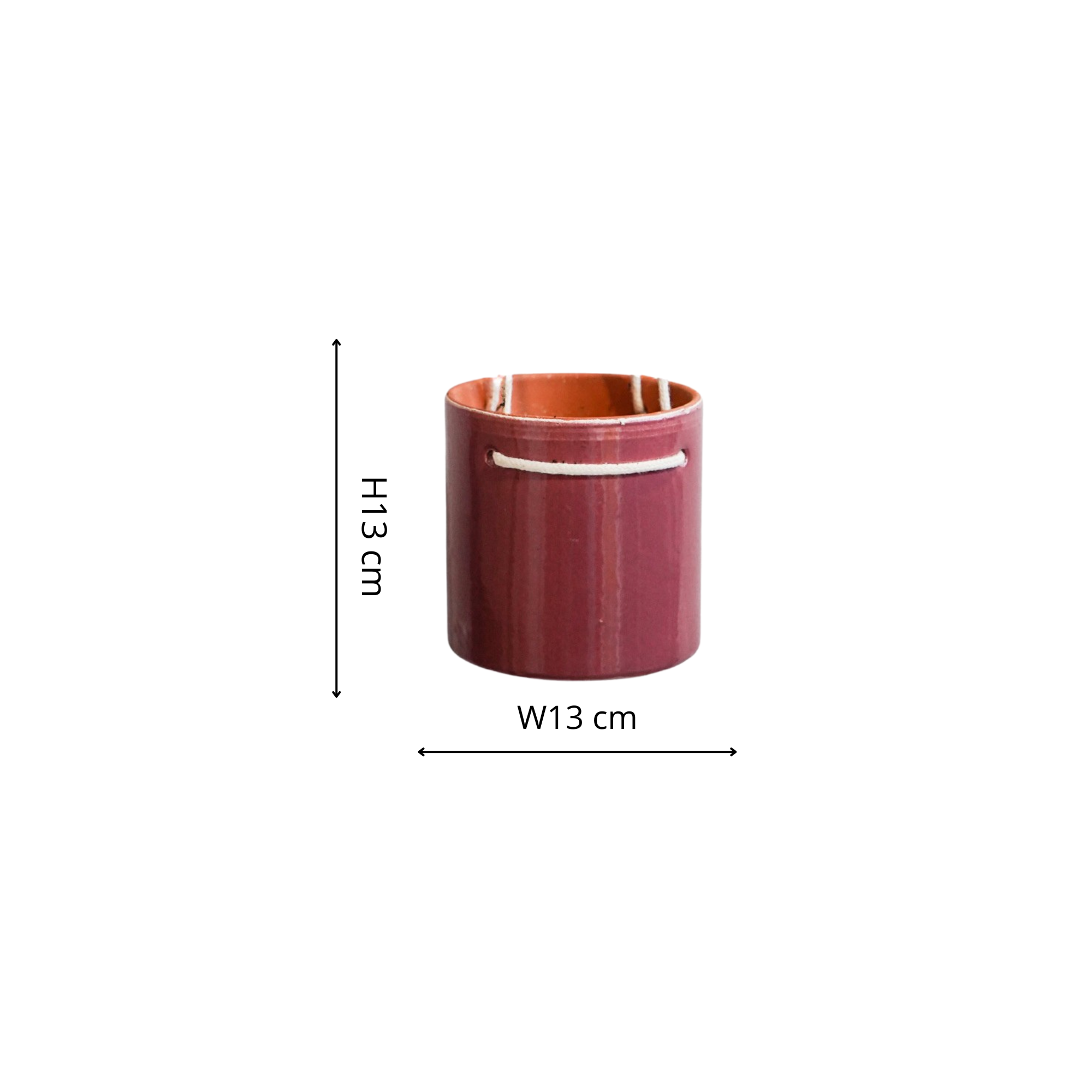Kai Hanging Cylinder Planter