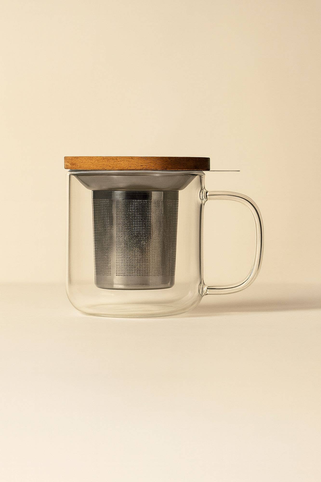 Gustave 300ml Borosilicate Glass Herbal Tea Infuser