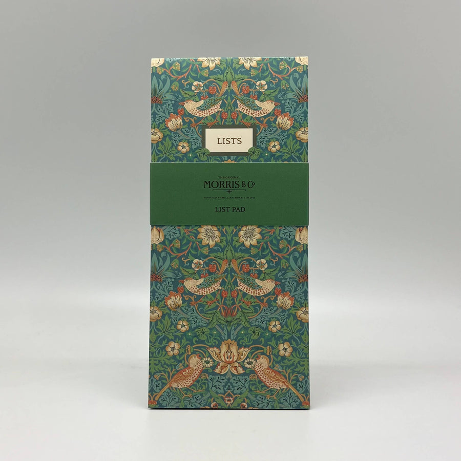 William Morris Magnetic List Pad Strawberry Thief