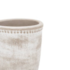 Hazel Beaded-Edge Ceramic Planter