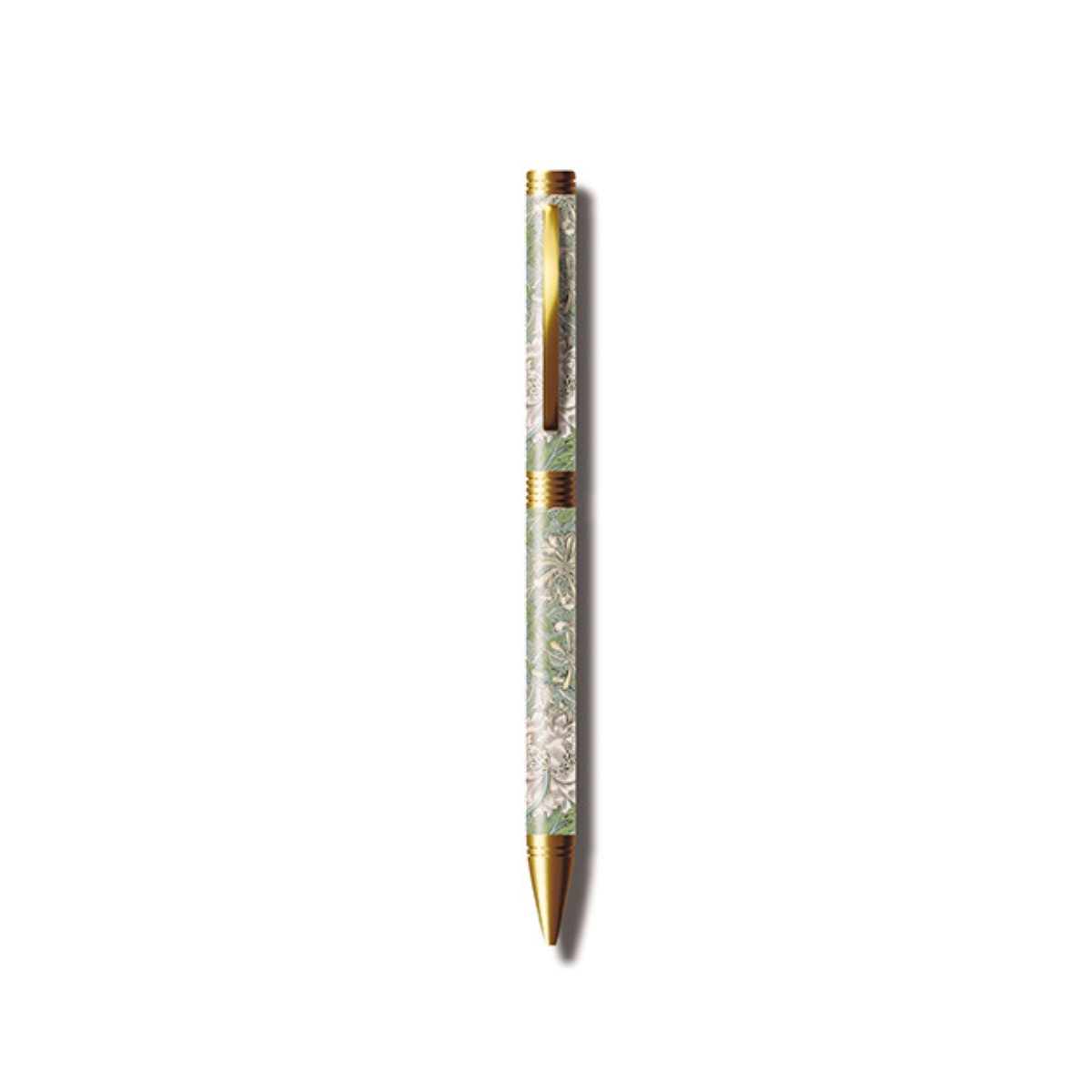 William Morris Refillable Gift Pen — Honeysuckle & Tulip