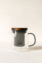 Laska 450ml Glass Teapot - Graphite