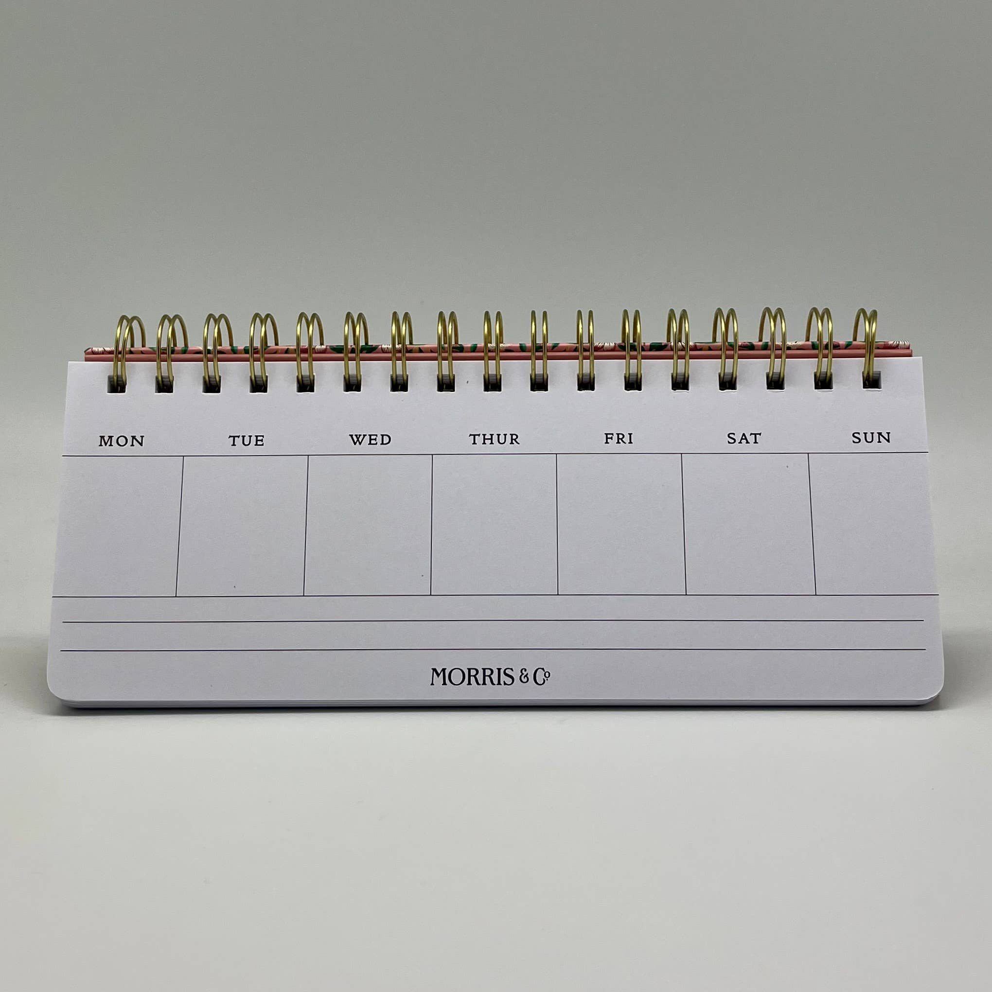 William Morris Wiro Weekly Desk Calendar