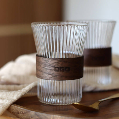 Karl Set of 2 250ml Borosilicate Glass Cups