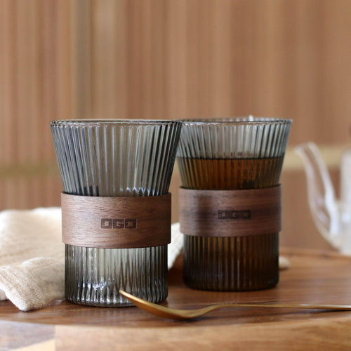 Karl Set of 2 250ml Borosilicate Glass Cups