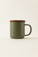 Juliet 300ml Stoneware Tea Infuser with Wooden Lid