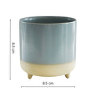 Jolie Ceramic Cacti Planter — Reactive Glaze