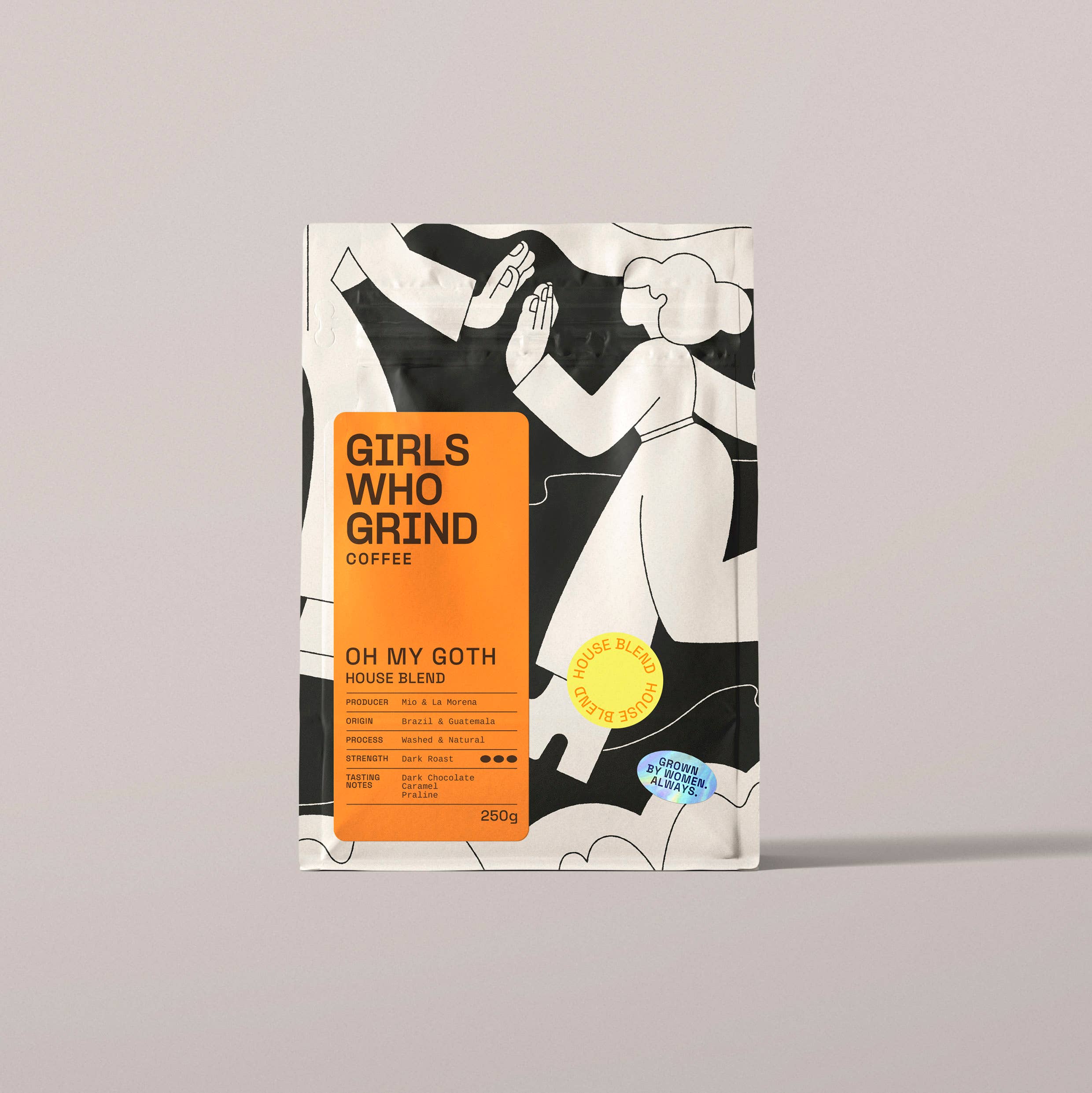 Girls Who Grind Oh My Goth Dark Roast Blend