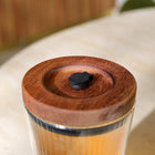 Fusion straw cup in use